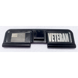 Engraved Dust Cover - Veteran w/Flag